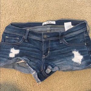 hollister jean shorts
